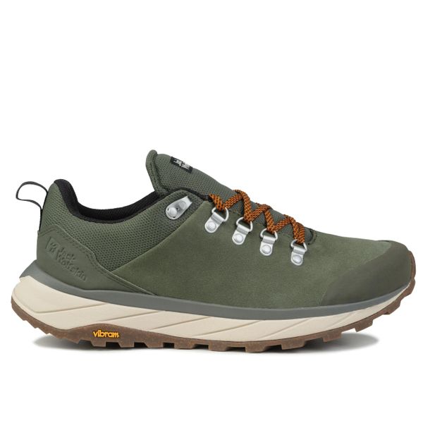Buty męskie sportowe do chodzenia Jack Wolfskin TERRAVENTURE. Zielone buty trekkingowe męskie Jack Wolfskin, na lato, z materiału, bez zapięcia, trekkingowe. Za 649.00 zł.