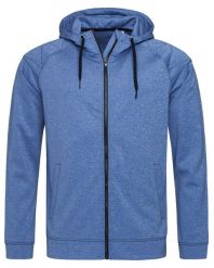 Kurtkobluza, Kurtka, Bluza Niebieska, Sportowa, 100% ACTIVE-DRY Poliester. Niebieskie bluzy sportowe męskie Stedman, bez wzorów, z materiału, klasyczne, bez kołnierzyka, bez ramiączek. Za 167.00 zł.