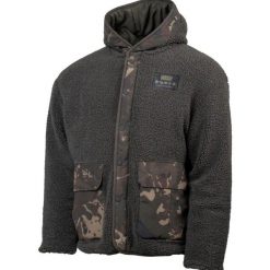 Bluza Męska Wędkarska Nash Zero Tolerance Sherpa Fleece Hoody. Brązowe bluzy bez kaptura męskie Nash, m. Za 539.99 zł.