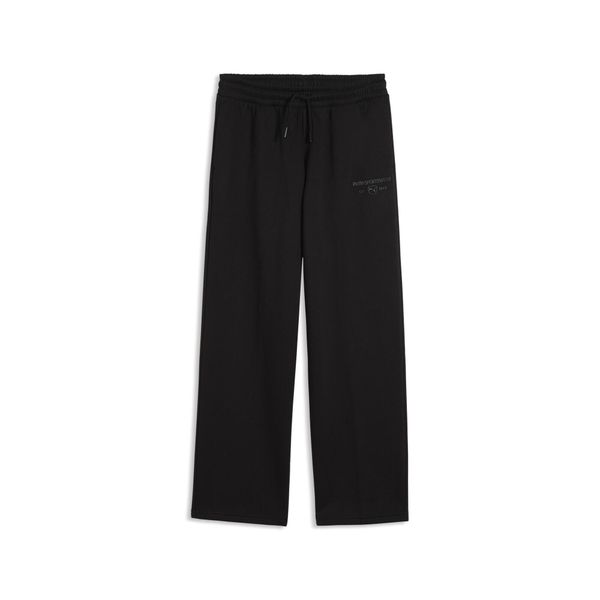 Młodzieżowe spodnie PUMA Class Straight Leg Fleece PUMA. Biała spodnie materiałowe damskie Puma, bez wzorów, z bawełny, młodzieżowe. Za 179.00 zł.