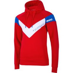 Bluza męska BLM219 - czerwony. Czerwone bluzy z kapturem męskie 4f, m, z dzianiny. W wyprzedaży za 79.99 zł.