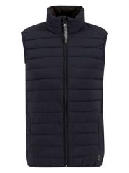 FYNCH-HATTON Kamizelka pikowana w kolorze granatowym rozmiar: XXL. Niebieskie kamizelki męskie Fynch-Hatton, xxl. Za 165.99 zł.