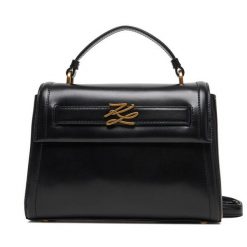 Torebka KARL LAGERFELD. Czarne torebki klasyczne damskie Karl Lagerfeld, bez wzorów, bez dodatków. Za 1,299.00 zł.