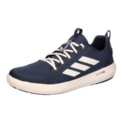 Buty trekkingowe adidas Terrex Boat Climacool. Białe buty trekkingowe męskie Adidas, z materiału, bez zapięcia, do pływania, adidas terrex, climacool (adidas). Za 380.50 zł.