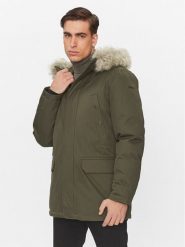 Geox Kurtka zimowa Norwolk M3628F T2951F 3415 Zielony Regular Fit. Zielone kurtki męskie Geox, na zimę, m, bez wzorów, z syntetyku, bez kaptura. Za 1,079.00 zł.