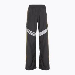 Spodnie damskie Nike Sportswear Woven High-Waisted. Szare spodnie dresowe damskie Nike, m, na fitness i siłownię. Za 409.99 zł.