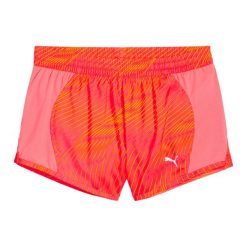 Spodenki do biegania damskie PUMA Run Favorite AOP Velocity 3". Brązowe szorty damskie Puma, bez wzorów, sportowe. Za 129.99 zł.
