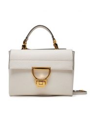 Coccinelle Torebka MD5 Arlettis E1 MD5 55 B7 01 Écru. Białe torebki klasyczne damskie Coccinelle, bez wzorów, ze skóry, bez dodatków. Za 1,299.00 zł.