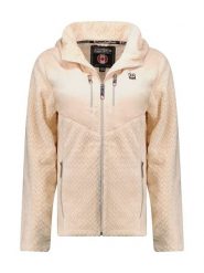 Canadian Peak Kurtka polarowa "Urenaeak" w kolorze beżowym rozmiar: XL. Brązowe kurtki damskie Canadian Peak, xl, bez wzorów, z materiału, bez kaptura. Za 174.43 zł.