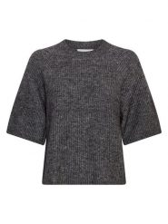 MOSS COPENHAGEN Sweter "Milania" w kolorze szarym rozmiar: XS/S. Szare swetry klasyczne damskie MOSS COPENHAGEN, s, ze splotem, bez kołnierzyka. Za 174.02 zł.