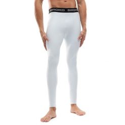 Męskie legginsy termoaktywne Sporty zimowe Siroko Meiho. Niebieskie bielizna termoaktywna męska SIROKO, l, bez wzorów. Za 126.00 zł.