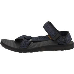 Buty do chodzenia męskie Teva Original Universal. Czarne buty trekkingowe męskie Teva, z gumy, bez zapięcia, trekkingowe. W wyprzedaży za 242.45 zł.