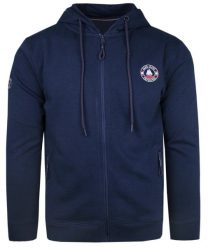 Sportowa Bluza Męska z Kapturem - PAKO JEANS - Niebieska. Niebieskie bluzy sportowe męskie Pako Jeans, bez wzorów, z bawełny, klasyczne, bez kołnierzyka, bez ramiączek. Za 225.00 zł.