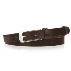 Skórzany pasek damski BETLEWSKI DW-20 c. brązowy 110. Brązowe paski damskie Betlewski, bez wzorów, ze skóry. Za 49.00 zł.