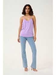 Cream Top w kolorze fioletowym rozmiar: M. Różowe topy damskie Cream, m, bez wzorów, z koronki, bez kołnierzyka. Za 77.95 zł.