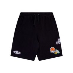 Szorty Ellesse Bronxa. Czarne szorty męskie Ellesse, z bawełny, bez kołnierzyka. Za 249.00 zł.
