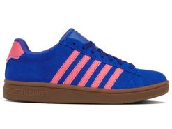 Sneakersy damskie K-swiss COURT TIEBRK II SDE na co dzień granatowe. Niebieskie obuwie trekkingowe damskie K-Swiss. Za 189.00 zł.