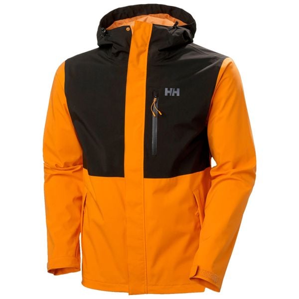Wodoodporna kurtka Helly Hansen Juell Storm. Brązowe kurtki męskie Helly Hansen, m, bez wzorów, eleganckie, bez kaptura. Za 489.99 zł.