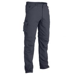 Spodnie wędkarskie Anty-UV Caperlan 500 2w1. Szare spodnie materiałowe męskie CAPERLAN, bez wzorów, z materiału, sportowe. W wyprzedaży za 149.99 zł.