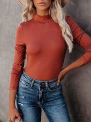 Milan Kiss Koszulka w kolorze jasnobrązowym rozmiar: L. Brązowe bluzki damskie Milan Kiss, l, bez wzorów, bez kołnierzyka. Za 113.99 zł.