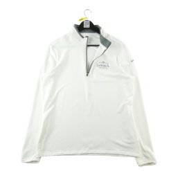 Second life - Bluza męska Nike biała - Stan dobry. Białe bluzy sportowe męskie Nike, bez wzorów, eleganckie, bez kołnierzyka, bez ramiączek. Za 85.16 zł.