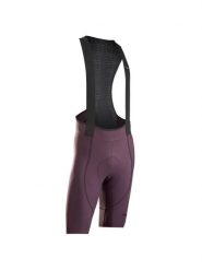 Spodenki rowerowe NORTHWAVE Fast Bibshort bordowe. Czerwone szorty męskie Northwave, z aplikacjami, z materiału. Za 499.00 zł.