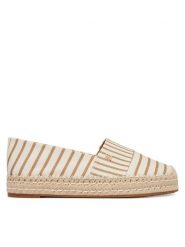 Tommy Hilfiger Espadryle Th Platform Espadrille Stripes FW0FW09143 Beżowy. Brązowe espadryle damskie Tommy Hilfiger, bez wzorów, z materiału, bez obcasa. Za 359.99 zł.