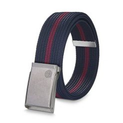 Pasek parciany BETLEWSKI PRC-17_SR-0 L granatowy. Niebieskie paski męskie Betlewski, bez wzorów, z materiału. Za 34.99 zł.