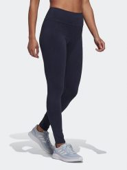 Adidas Legginsy w kolorze granatowym rozmiar: XS. Niebieskie legginsy damskie Adidas, xs, bez wzorów. Za 105.38 zł.