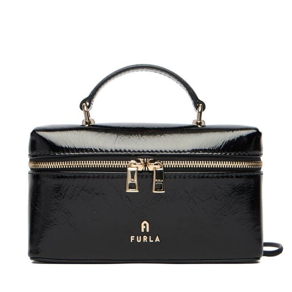Torebka Furla. Czarne torebki klasyczne damskie Furla, bez wzorów, bez dodatków. Za 1,039.00 zł.