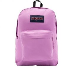 Plecak szkolny Jansport SuperBreak Plus Purple Orchid. Fioletowe plecaki damskie JanSport, bez wzorów. Za 179.99 zł.