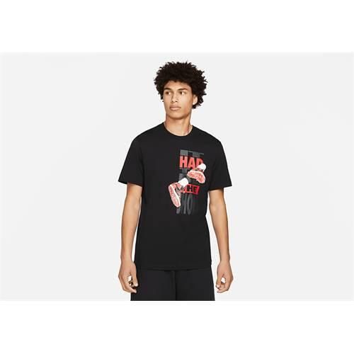 Koszulka sportowa męska Nike Air Jordan Game 5. Czarne t-shirty sportowe męskie Nike, m, z bawełny, bez ramiączek. Za 244.00 zł.