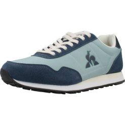 Buty LE COQ SPORTIF ASTRA_2 Niebieski. Niebieskie buty trekkingowe męskie Le Coq Sportif, ze skóry, bez zapięcia, trekkingowe. Za 263.80 zł.