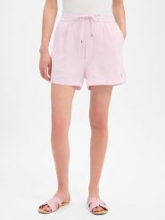 Polo Ralph Lauren Lniane szorty Kobiety len (100%) różowy, M. Czerwone szorty damskie Polo Ralph Lauren, bez wzorów, ze lnu. Za 599.95 zł.