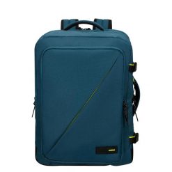 Plecak podróżny do samolotu American Tourister Take2cabin L - harbor blue. Zielone plecaki damskie AMERICAN TOURISTER, bez wzorów. Za 312.89 zł.