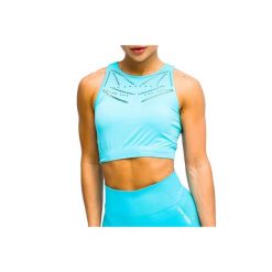 Biustonosz sportowy damski GymHero Venice Beach Top Short Bra. Czerwone biustonosze sportowe damskie Gym Hero, s, bez wzorów, z elastanu, bez ramiączek. Za 69.99 zł.