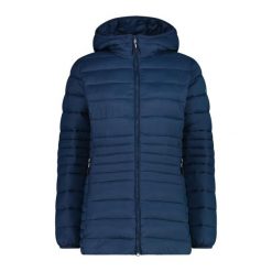 Długa kurtka puchowa z kapturem na zamek Sorona Aura damska CMP. Niebieskie kurtki damskie CMP, bez wzorów, z puchu, z kapturem. W wyprzedaży za 473.50 zł.