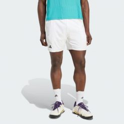 Szorty tenisowe Climacool Ergo. Białe szorty męskie Adidas, bez wzorów, sportowe. Za 239.00 zł.