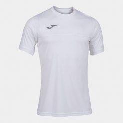 Koszulka męska Joma MONTREAL SHORT SLEEVE T- SHIRT. Białe t-shirty męskie Joma, m, bez wzorów, bez kołnierzyka. Za 110.00 zł.