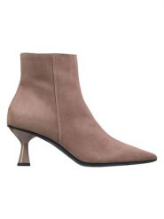 Högl Skórzane botki w kolorze beżowym rozmiar: 41. Brązowe botki damskie HÖGL, eleganckie, bez obcasa, na szpilce, bez zapięcia. Za 327.10 zł.