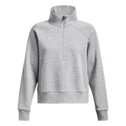 Damska bluza polarowa 1/2 z zamkiem błyskawicznym Under Armour Rival. Białe bluzy z kapturem damskie Under Armour, l, z dresówki. Za 250.15 zł.