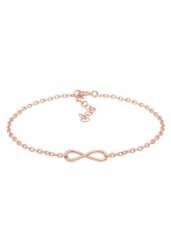 Elli Damski symbol nieskończoności Delikatny Basic w 925 r. Srebrny, pozłacany, srebrny Bransoletki 1 ct. Szare bransoletki damskie Elli, pozłacane. Za 153.99 zł.
