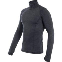 Męska koszulka z długim rękawem Baselayer Merino Bold Outdoor Roll Neck. Szare koszulki męskie z długim rękawem Sensor, m, z dzianiny. Za 417.99 zł.