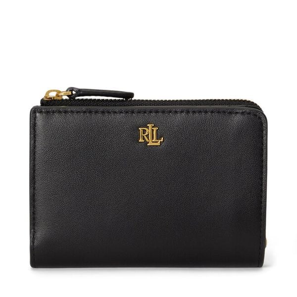 Portfel LAUREN RALPH LAUREN. Czarne portfele damskie Lauren Ralph Lauren, bez wzorów. Za 579.99 zł.