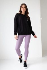 Bluza dresowa damska dłuższa 2skin I love pilates black. Czarne bluzy sportowe damskie 2SkIN, uniwersalny, z bawełny. Za 249.00 zł.