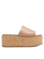 Lasocki Klapki WYL3440-4Z Brązowy. Brązowe klapki damskie Lasocki, bez wzorów, ze skóry, bez obcasa. Za 249.99 zł.