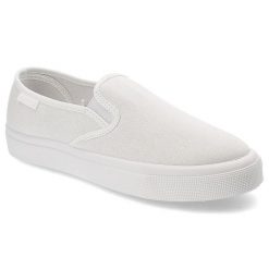 Białe Tenisówki Big Star Wsuwane Obuwie Damskie. Białe trampki i tenisówki damskie Big Star, bez wzorów. Za 79.99 zł.