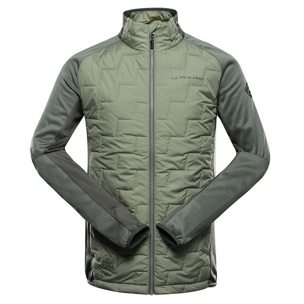 Bluza męska sportowa z wełną merino Alpine Pro Jorw. Zielone bluzy bez kaptura męskie Alpine Pro, m, z wełny. W wyprzedaży za 349.00 zł.