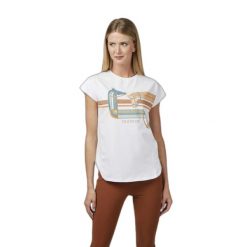 Koszulka damska Vestrum Portovenere. Białe t-shirty damskie VESTRUM, s, bez wzorów, z bawełny, bez kołnierzyka. Za 379.00 zł.