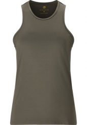 Damski tank top Athlecia Almi. Zielone topy sportowe damskie Endurance, bez wzorów, z materiału, bez ramiączek. Za 142.00 zł.